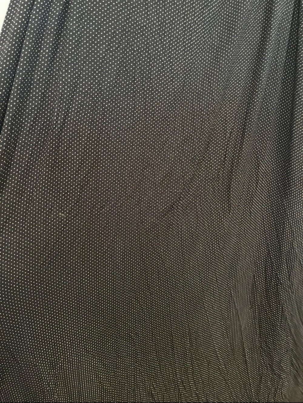Soma micro polka dot Black Lace-Trim Maxi camisole nightgown. So comfy! - Picture 5 of 8